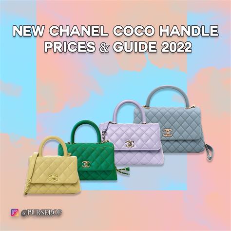 chanel coco handle price list.